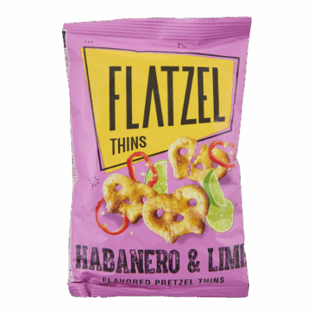 Flatzel Harbenero & Lime 24x85g – Scharfe knusprige Brezeln mit Limettengeschmack aus der Türkei