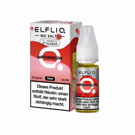 ELFBAR ELFLIQ Watermelon 10x10ml – Fruchtiges Wassermelonen-Liquid mit Nikotinsalz