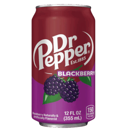 Dr Pepper Blackberry 12x355ml – Fruchtiger Brombeer-Softdrink mit klassischem Dr Pepper-Geschmack