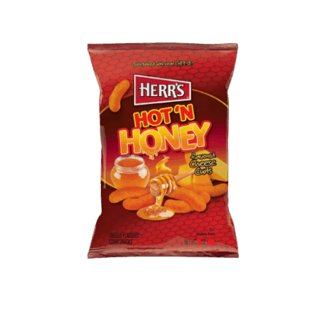 Herr’s Hot Honey 12x113g – Süß-scharfe Chips mit Honig und Chili aus den USA