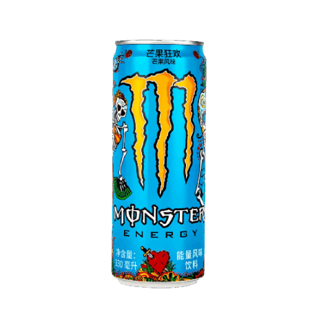 Asia Monster Energy Mango Carneval 12x330ml – Tropischer Mango-Energy-Drink aus Asien