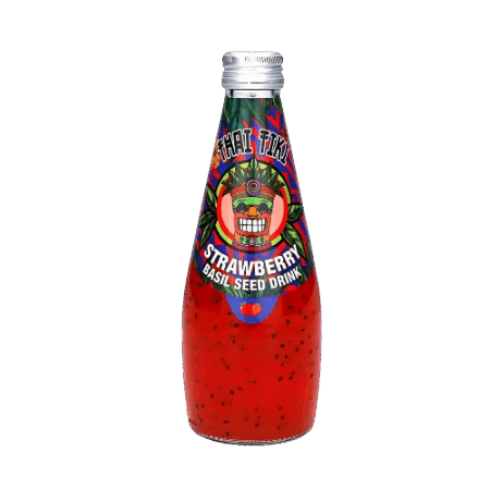 Thai Tiki Strawberry 24x290ml – Fruchtiges Erdbeergetränk mit tropischem Flair aus Thailand