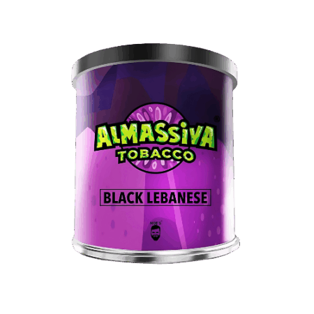 AlMassiva Tobacco Black Lebanese 200g – Shisha-Tabak mit fruchtig-dunklem Aroma