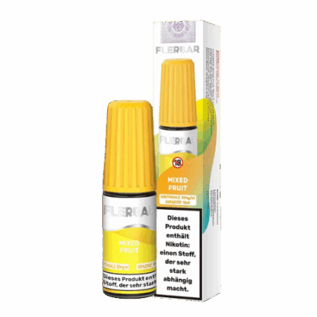 Flerbar Liquid Mixed Fruit 10x10ml – Fruchtiges Nikotinsalz-Liquid im 10er-Pack