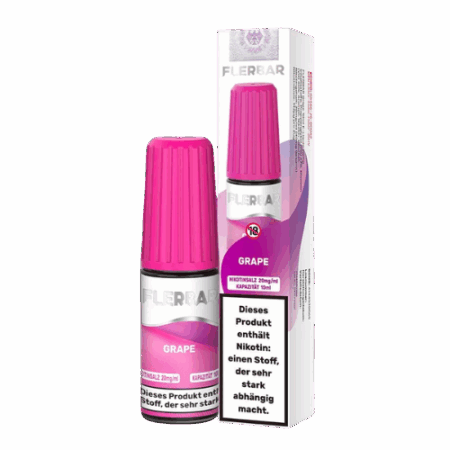 Flerbar Liquid Grape 10x10ml – Fruchtiges Nikotinsalz-Liquid mit süßer Traube