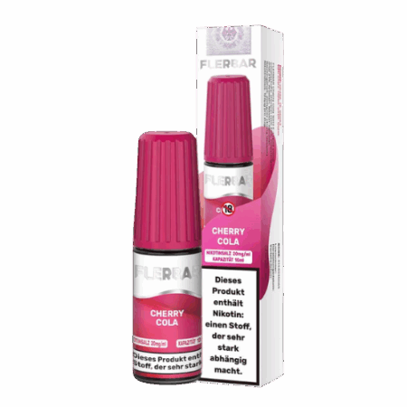 Flerbar Liquid Cherry Cola 10x10ml – Nikotinsalz-Liquid mit Kirsch-Cola-Geschmack