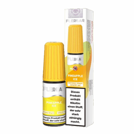 Flerbar Liquid Pineapple Ice 10x10ml – Nikotinsalz-Liquid mit Ananas und Ice