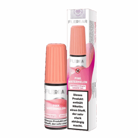 Flerbar Liquid Pink Watermelon 10x10ml – Fruchtiges Nikotinsalz-Liquid mit rosa Wassermelone