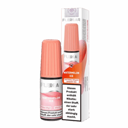 Flerbar Liquid Watermelon Ice 10x10ml – Nikotinsalz-Liquid mit Wassermelone und Ice