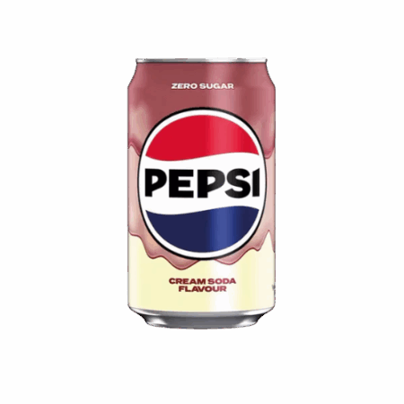 Pepsi Zero Sugar Soda Cream 24x330ml – Zuckerfreie Cola mit cremiger Vanillenote