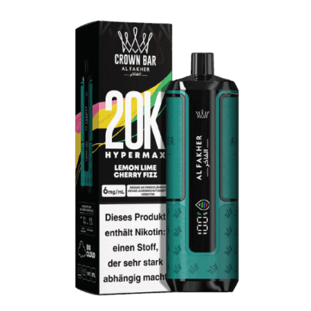 AL FAKHER Lemon Lime Cherry Fizz 5x20K – Vape mit Zitrone, Limette, Kirsche & Fizz für bis zu 20.000 Züge