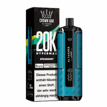 AL FAKHER Spearmint 5x20K – Vape mit grüner Minze für bis zu 20.000 Züge