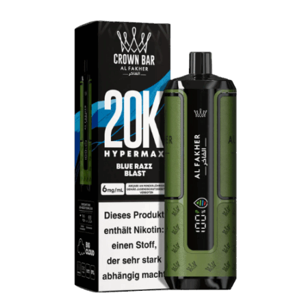 AL FAKHER Blue Razz Blast 5x20K – Vape mit intensiver Blue Raspberry Note für bis zu 20.000 Züge