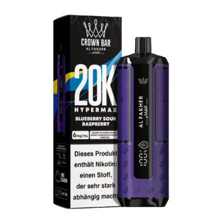 AL FAKHER Blueberry Sour Raspberry 5x20K – Vape mit süß-saurer Beerenmischung für bis zu 20.000 Züge