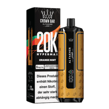 AL FAKHER Orange Mint 5x20K – Vape mit Orange und Minze für bis zu 20.000 Züge