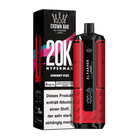 AL FAKHER Cherry Fizz 5x20K – Vape mit Kirschgeschmack und Fizz-Effekt für bis zu 20.000 Züge