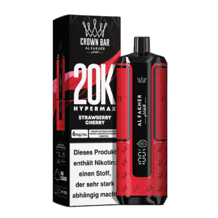 AL FAKHER Strawberry Cherry 5x20K – Vape mit Erdbeere & Kirsche für bis zu 20.000 Züge