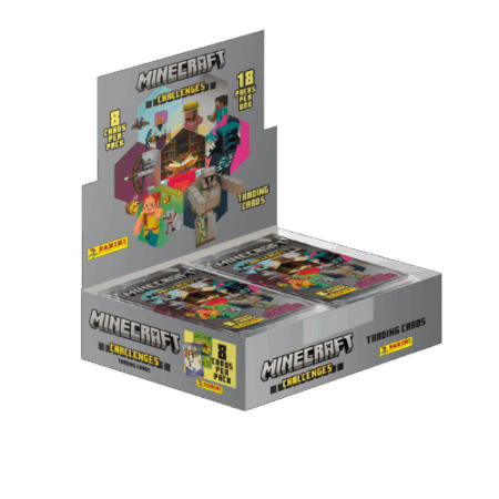 Panini Sammelkarten Minecraft Challenges 18x8 Karten – Minecraft-Karten zum Sammeln und Spielen