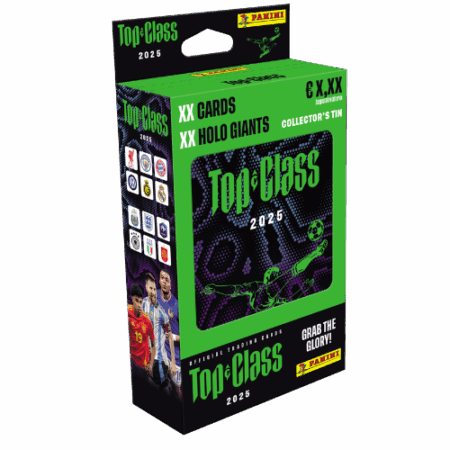 Panini Sammeldose 2025 Top Class – 48 Karten mit 2 Unbeatable Parallels & 2 Holo Giants