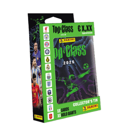 Panini Sammeldose 2025 Top Class 24 Karten – Mit 1 Unbeatable Parallel & 1 Holo Giant