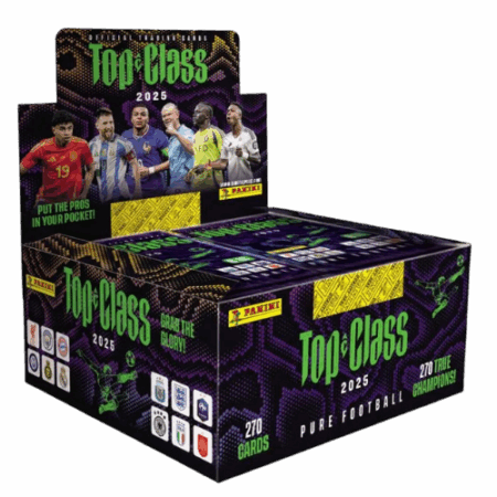 Panini Fussballkarten 2025 Top Class 24x8 Karten – Sammelkarten mit Fußballstars