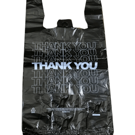 Thank You Tragetaschen 500Stk – Robuste Einkaufstüten mit klassischem Aufdruck für den Einzelhandel