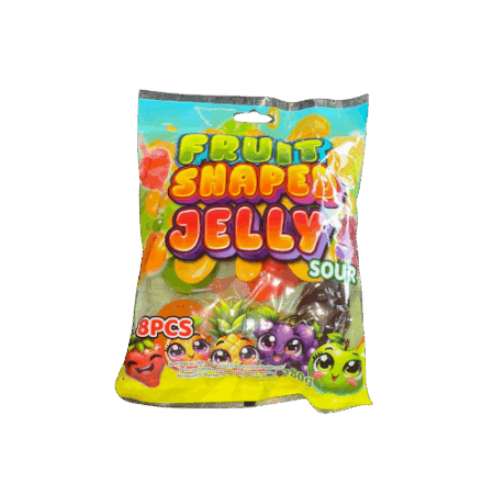 Fruit Shaped Jelly Bag Sour 30x35g – Saure Fruchtjellys im Beutel für Kinder & Verkauf