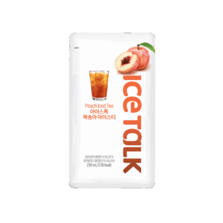 Ice Talk Peach Iced Tea 10x230ml – Erfrischungsgetränk mit Pfirsich & schwarzem Tee