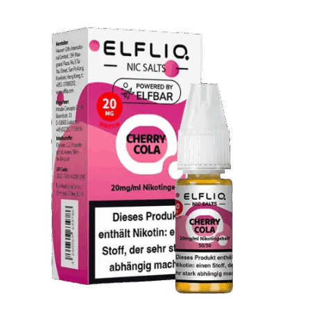 ELFBAR ELFLIQ Cherry Cola 10x10ml – E-Liquid mit Cola & Kirsche