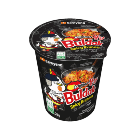 Samyang Buldak Cups Black 6x70g – Extra-würzige schwarze Edition im Cup