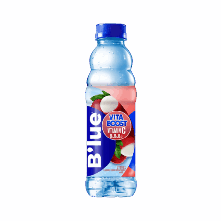 B'lue Vitamin Drink Lychee 6x500ml – Erfrischendes Vitaminwasser mit Litschi