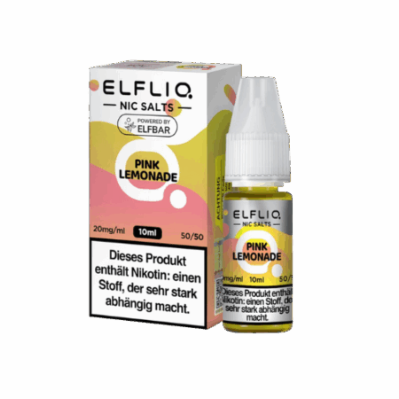 ELFBAR ELFLIQ Pink Lemonade 10x10ml – E-Liquid mit Zitronenlimonade & Beeren-Twist