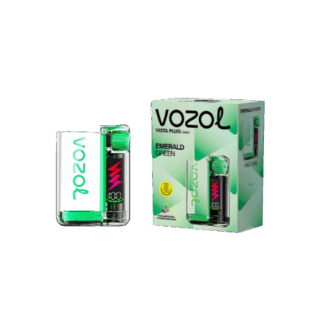Vozol Vista Geräte 5Stk Emerald Green – Wiederaufladbare Pod-Geräte in Smaragdgrün