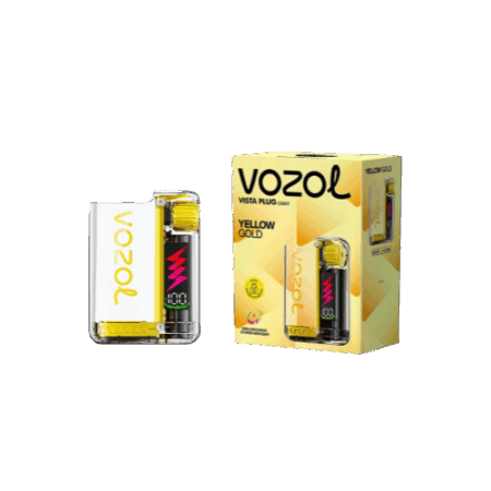 Vozol Vista Geräte 5Stk Yellow Gold – Wiederaufladbare Pod-Geräte in Gold