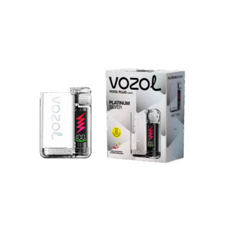 Vozol Vista Geräte 5Stk Platinum Silver – Wiederaufladbare Pod-Geräte in Silber