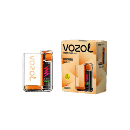 Vozol Vista Geräte 5Stk Bronze Gold – Wiederaufladbare Pod-Geräte in Bronze-Gold