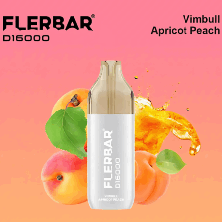 Flerbar Vimbull Apricot Peach 10x16K – Vape mit Energy, Aprikose & Pfirsich für bis zu 16.000 Züge
