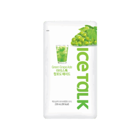 Ice Talk Blue Green Grape Ade 10x230ml – Erfrischungsgetränk mit grünen Trauben & Blue-Flavour