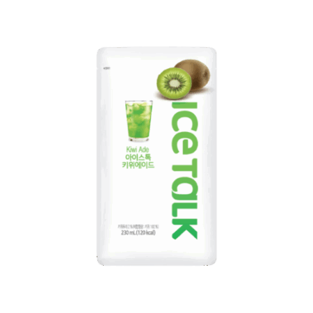 Ice Talk Blue Kiwi Ade 10x230ml – Erfrischungsgetränk mit Kiwi & Blue-Flavour