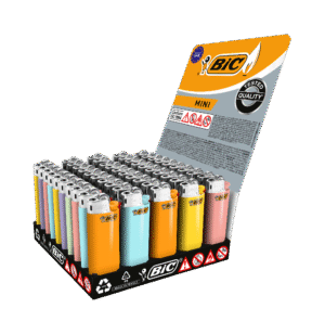 BIC Feuerzeuge MINI 50 Stück – Kompakte und zuverlässige Feuerzeuge für unterwegs
