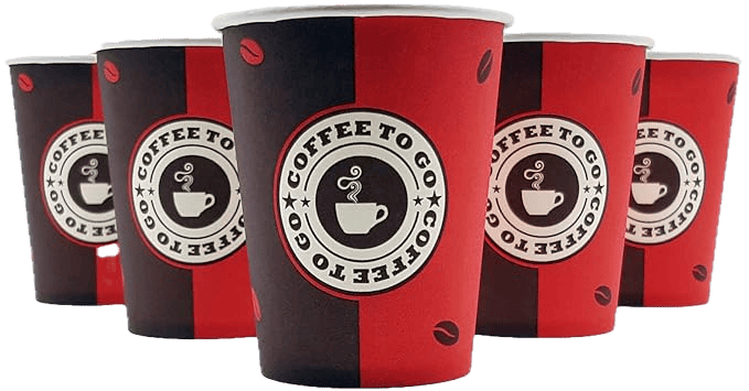 1000 Stück Coffee To Go Kaffeebecher 200ml, 8oz
