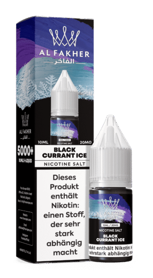al fakher liquid blackcurrant ice johannisbeere eis dampfer liquid 10x10ml
