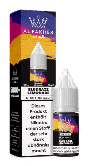 al fakher liquid blue razz lemonade blaubeere zitrone dampfer liquid 10x10ml