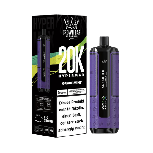 al fakher grape mint vape 20000 züge traube minze