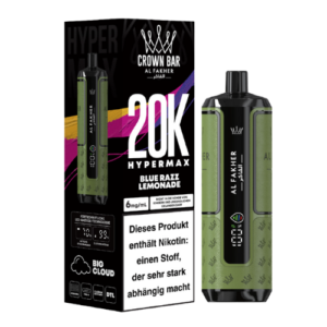 al fakher blue razz lemonade vape 20000 züge blaue himbeere zitrone