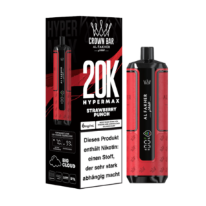 al fakher strawberry punch vape 20000 züge erdbeere fruchtmix