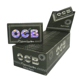 OCB Double Black 25x100 – Ultradünnes Zigarettenpapier für Selbstgedrehte