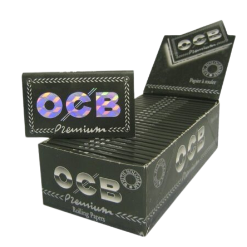 OCB Double Black 25x100 – Ultradünnes Zigarettenpapier für Selbstgedrehte