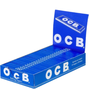 OCB Blau 25x50 – Ultradünnes Zigarettenpapier für Selbstgedrehte