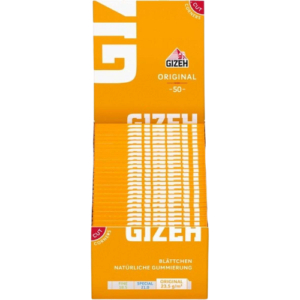 Gizeh Gelb Blättchen 50x50 – Klassisches Zigarettenpapier für Selbstgedrehte